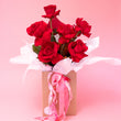 Valentines Day Half Dozen Red Roses